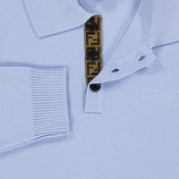 Fendi Kids Boys Sweater  Light Blue