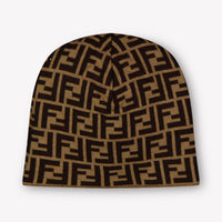 Fendi Kids Unisex Hat  Camel