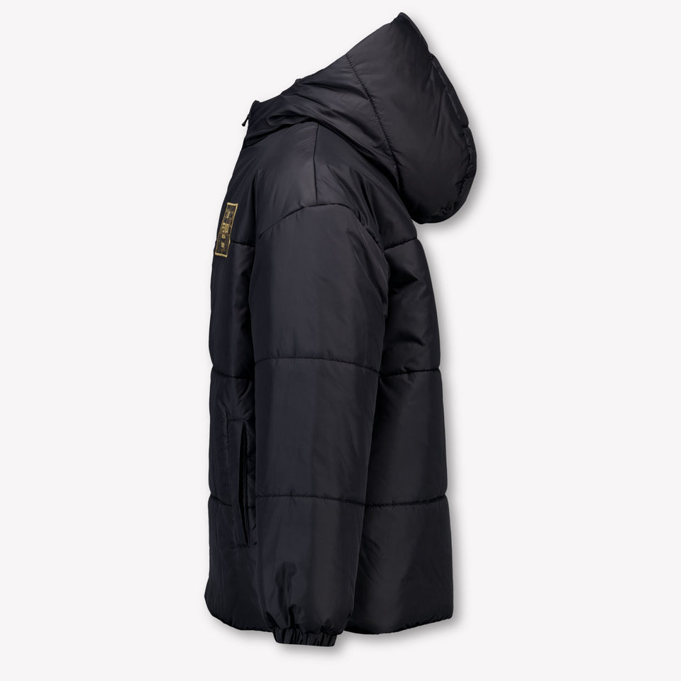 Fendi Kids Unisex Winter Jacket  Black