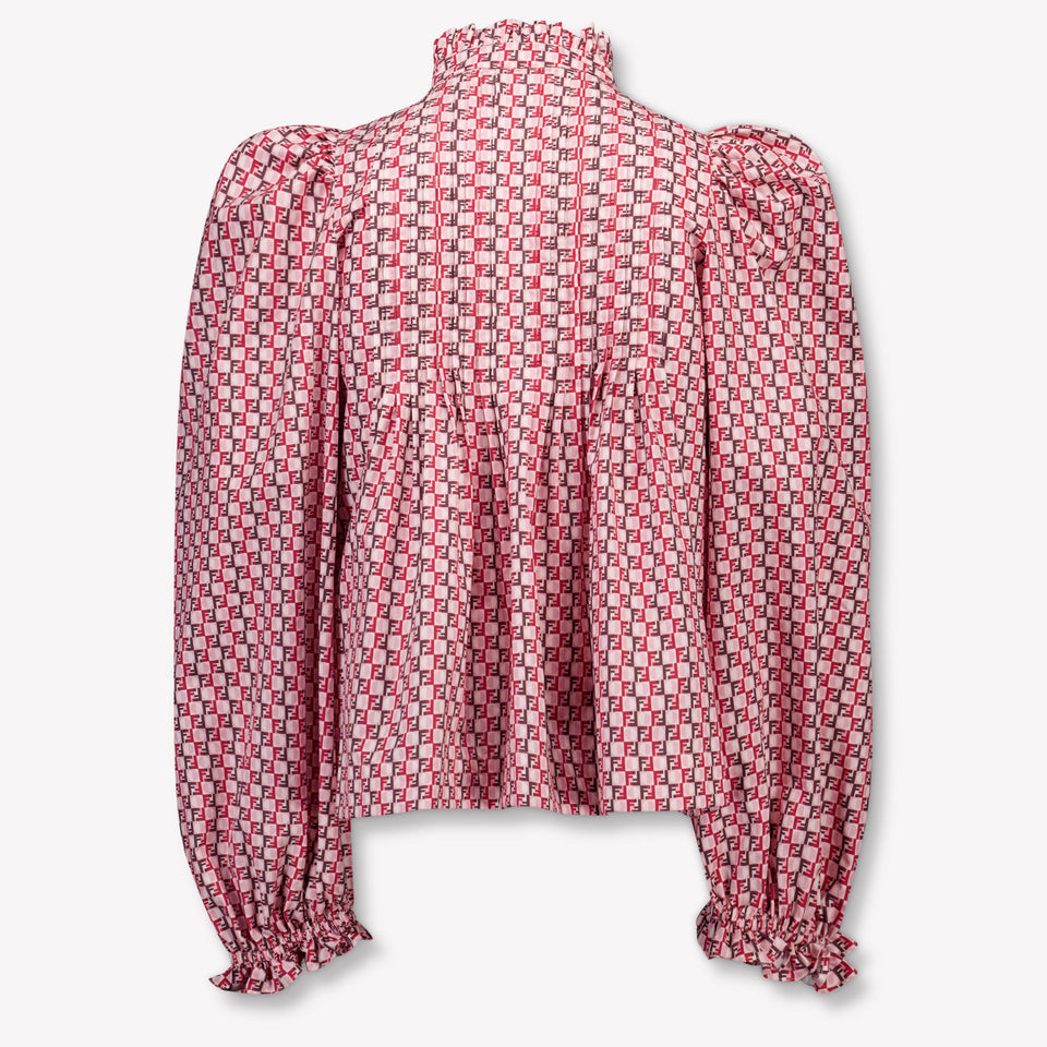Fendi Kinder Meisjes Blouse In Roze