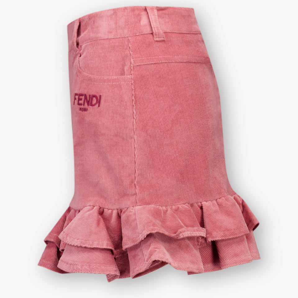 Fendi Kids Girls Skirt Pink