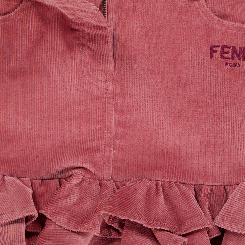 Fendi Kids Girls Skirt Pink