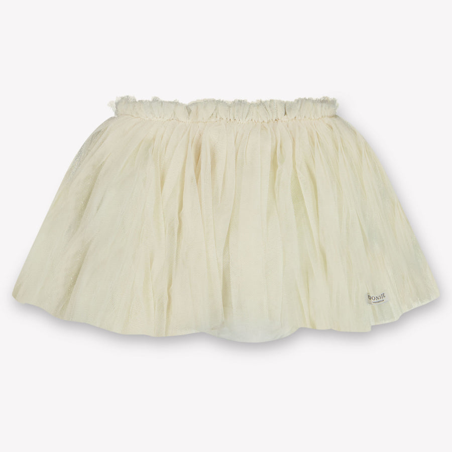 Donsje Amsterdam Rieta Baby Girls Skirt in Off-White
