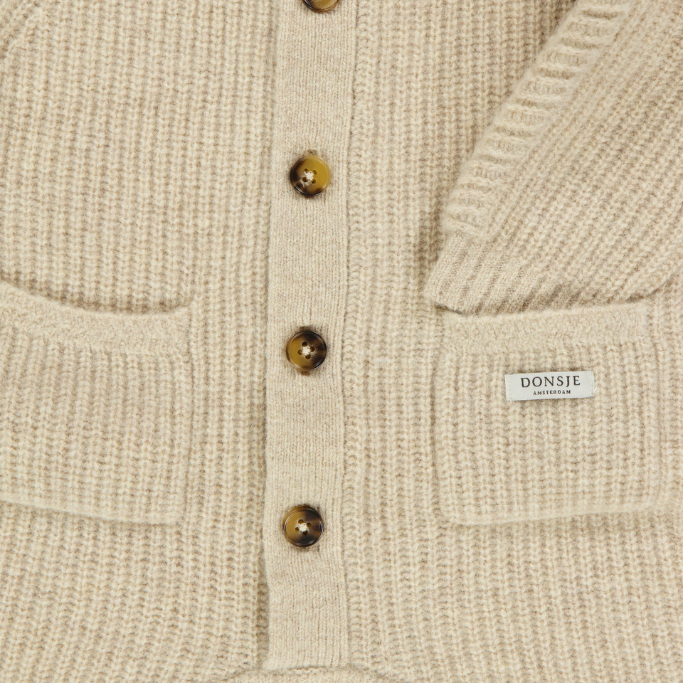 Donsje Amsterdam Baby Unisex Playsuit  Beige