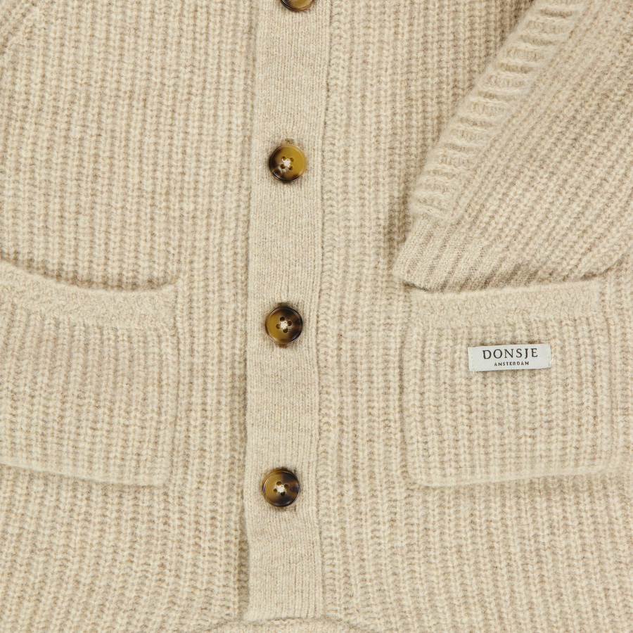 Donsje Amsterdam Baby Unisex Playsuit  Beige