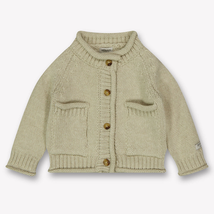 Donsje Amsterdam Baby Unisex Vest  Light Beige