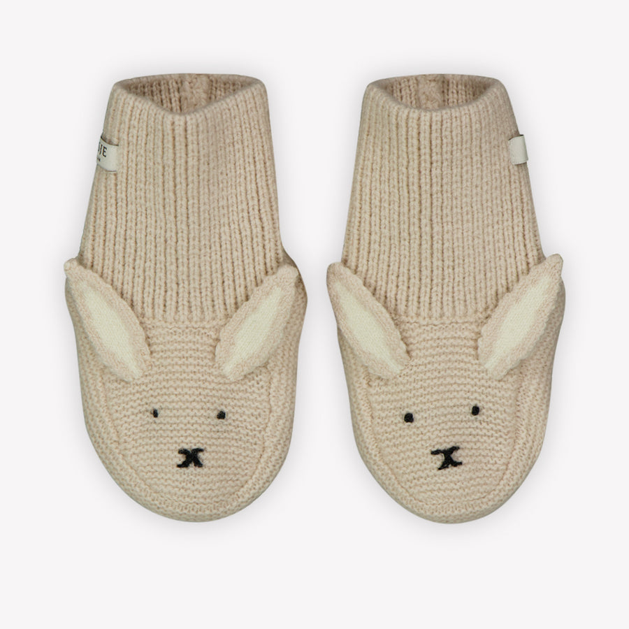 Donsje Amsterdam Bunny Baby Unisex Shoes  Light Beige