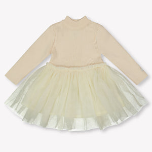 Donsje Amsterdam Lotus Baby Meisjes Jurk In Licht Roze