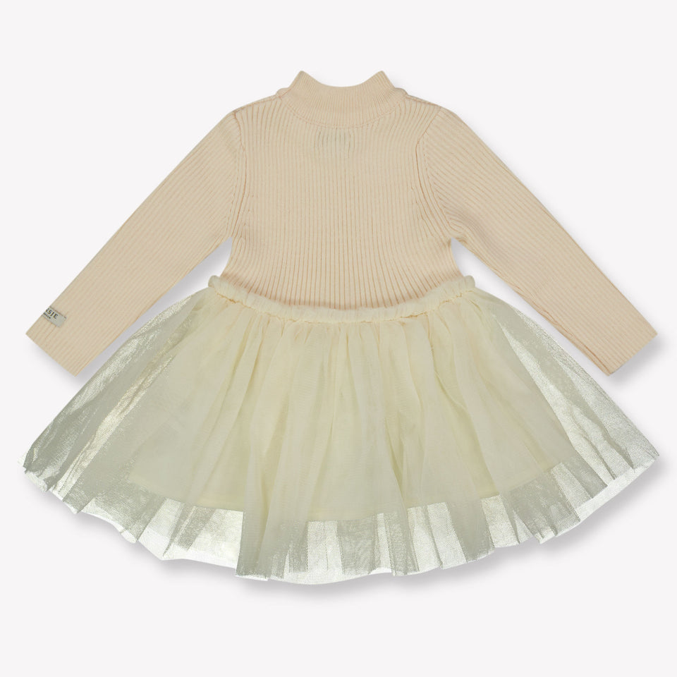 Donsje Amsterdam Lotus Baby Girls Dress  Light Pink