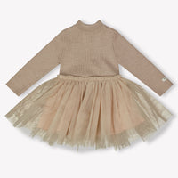 Donsje Amsterdam Lotus Baby Meisjes Jurk In Licht Roze