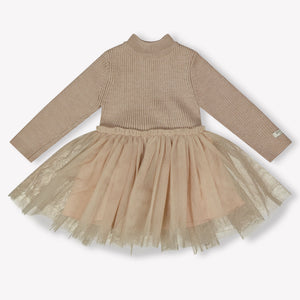 Donsje Amsterdam Lotus Baby Meisjes Jurk In Lila