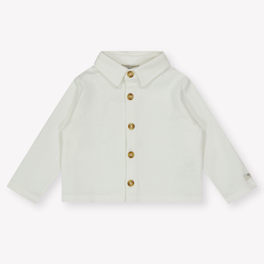 Donsje Amsterdam Baby Boys Blouse in Off-White
