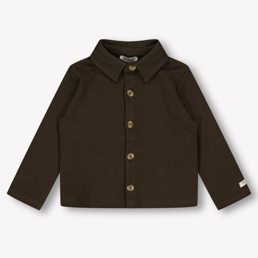 Donsje Amsterdam Baby Boys Blouse in Brown