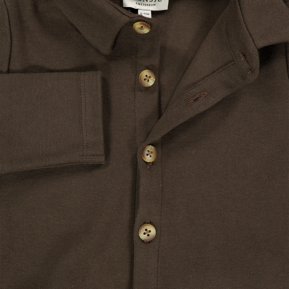 Donsje Amsterdam Baby Boys Blouse  Brown