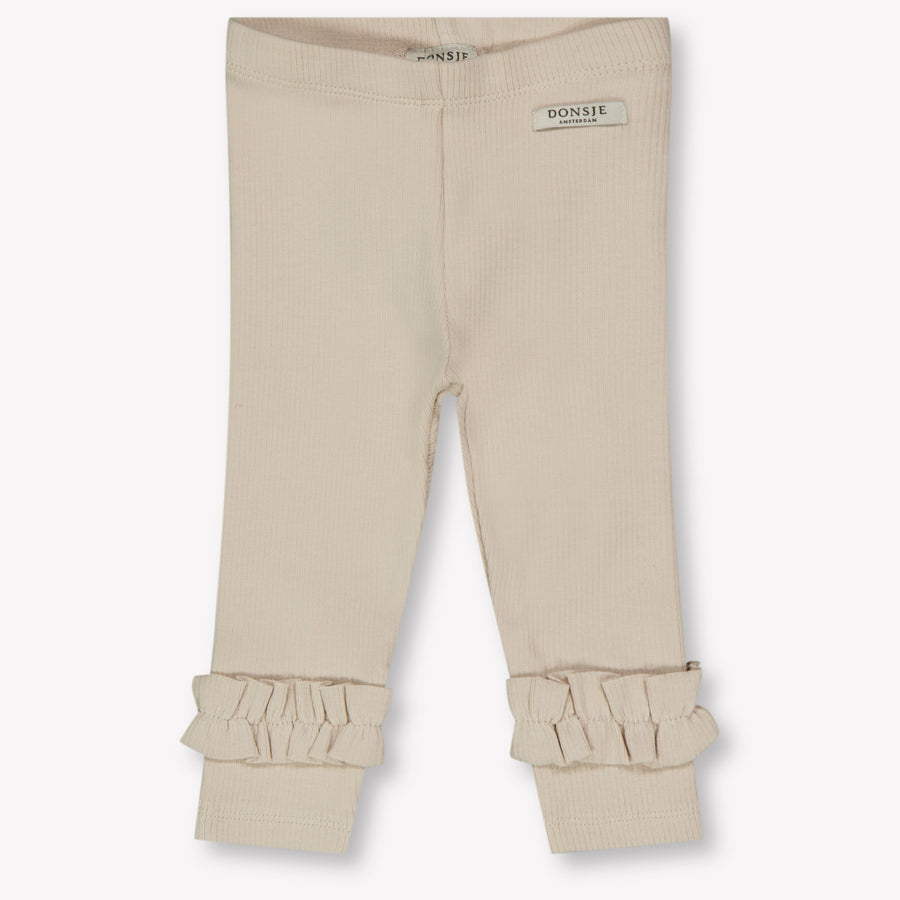 Donsje Amsterdam Marit Baby Girls Legggs  Light Beige