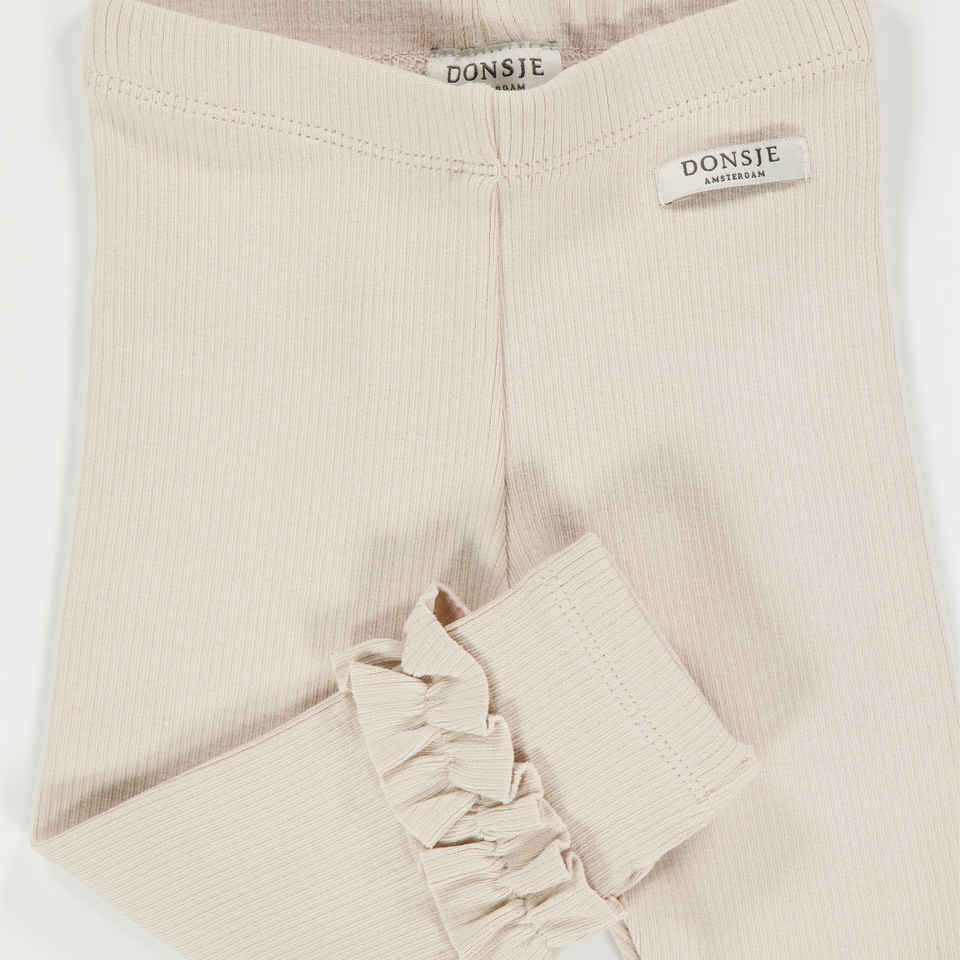 Donsje Amsterdam Marit Baby Meisjes Legging In Licht Beige