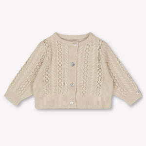 Donsje Amsterdam Danik Baby Girls Vest  Sand
