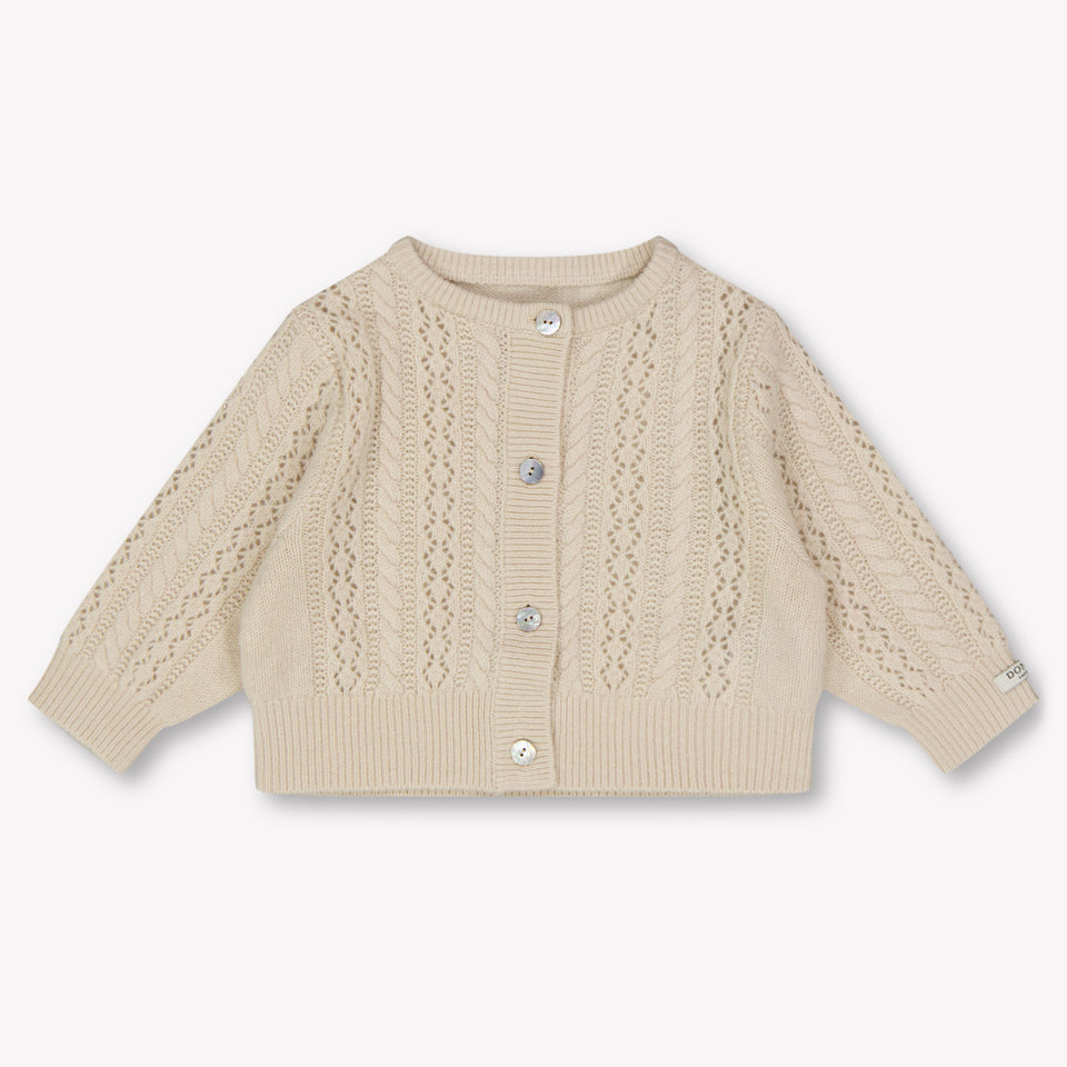 Donsje Amsterdam Danik Baby Meisjes Vest In Zand