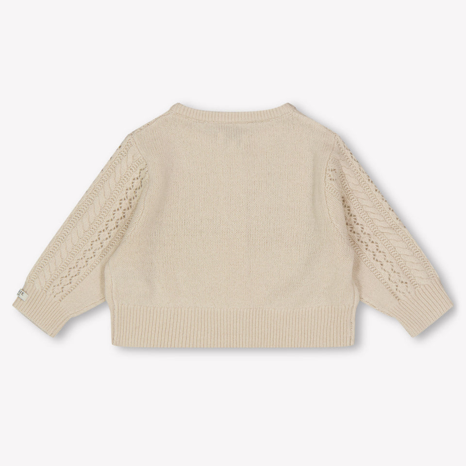 Donsje Amsterdam Danik Baby Meisjes Vest In Zand