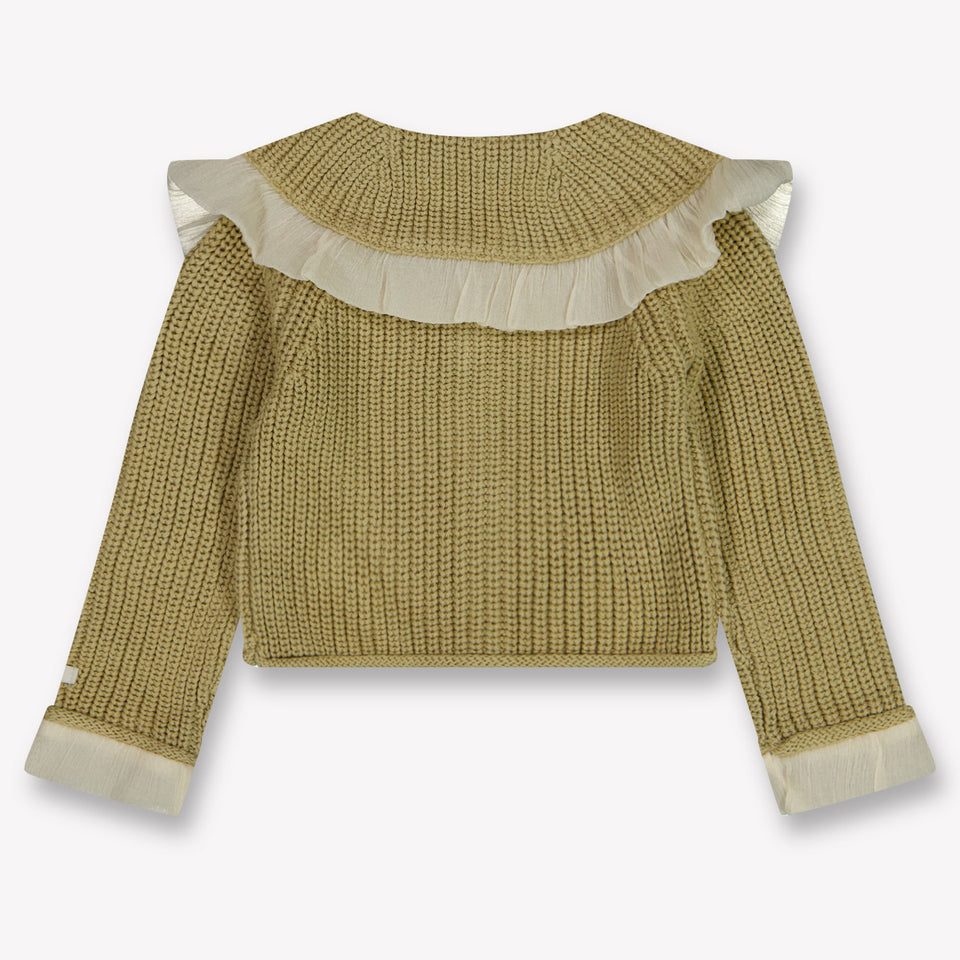 Donsje Amsterdam Zaila Baby Girls Vest  Light Beige