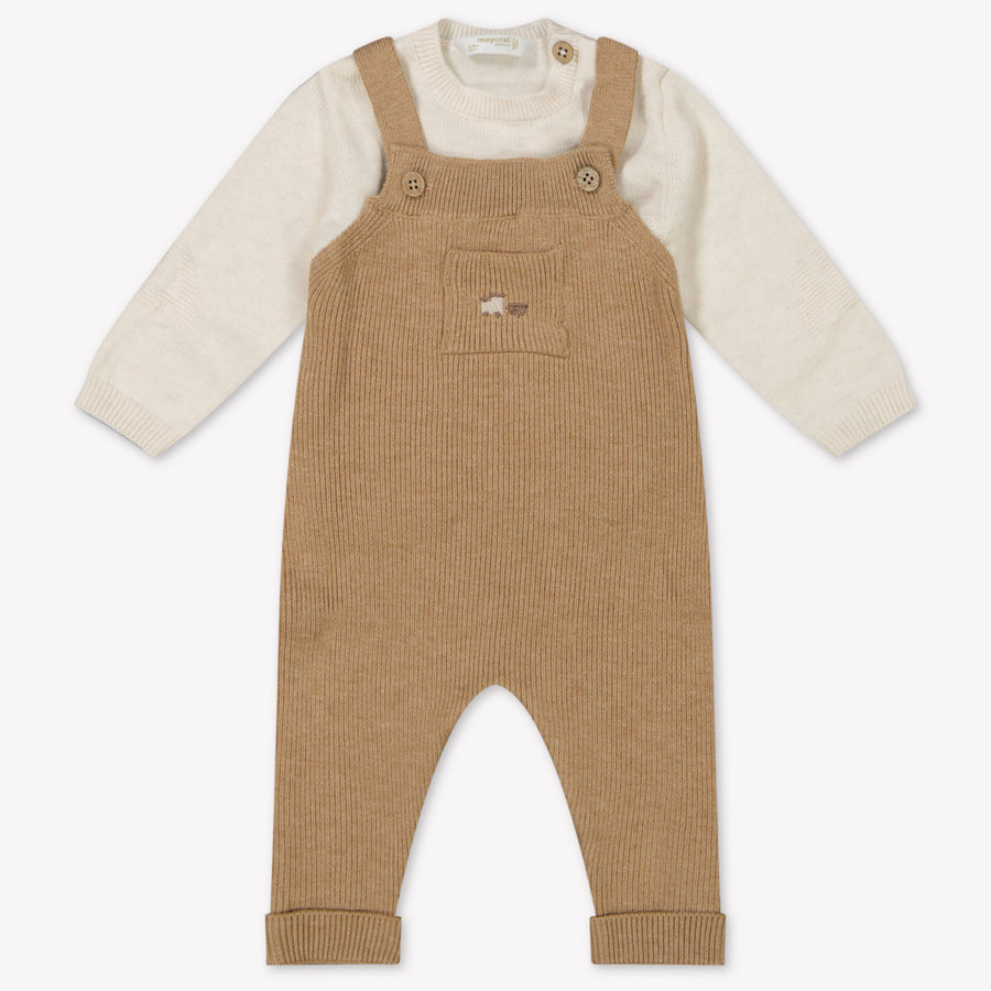 Mayoral Baby Boys Set  Camel
