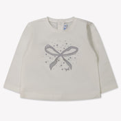 Mayoral Baby Meisjes T-Shirt in Creme