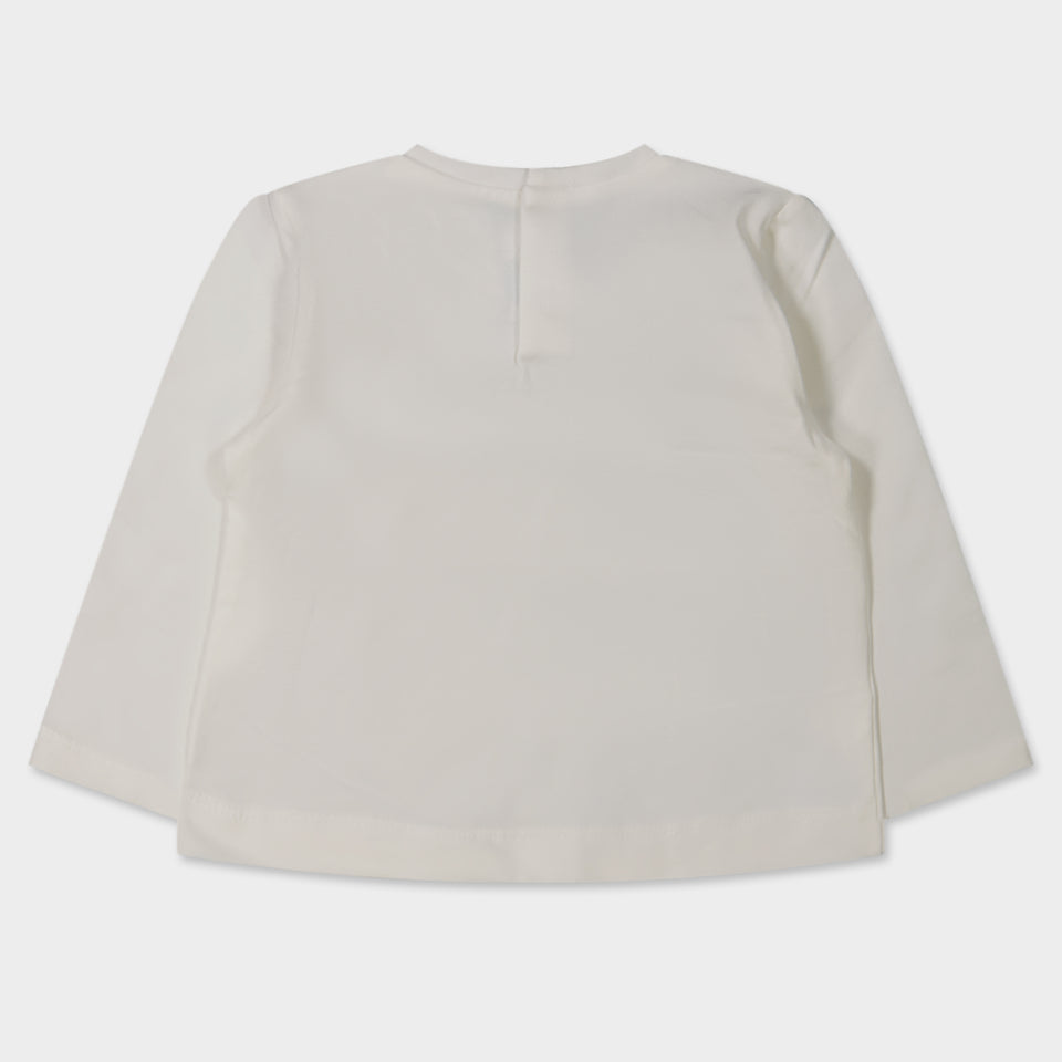 Mayoral Baby Meisjes T-Shirt in Creme