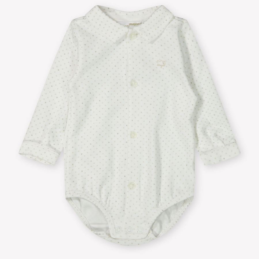 Mayoral Baby Boys Bodysuit in Beige