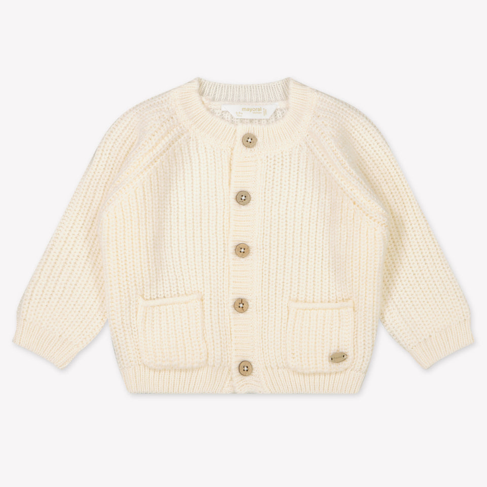Mayoral Baby Boys Cardigan Light Beige