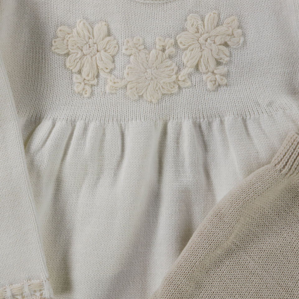 Mayoral Baby Girls Playsuit  Light Beige