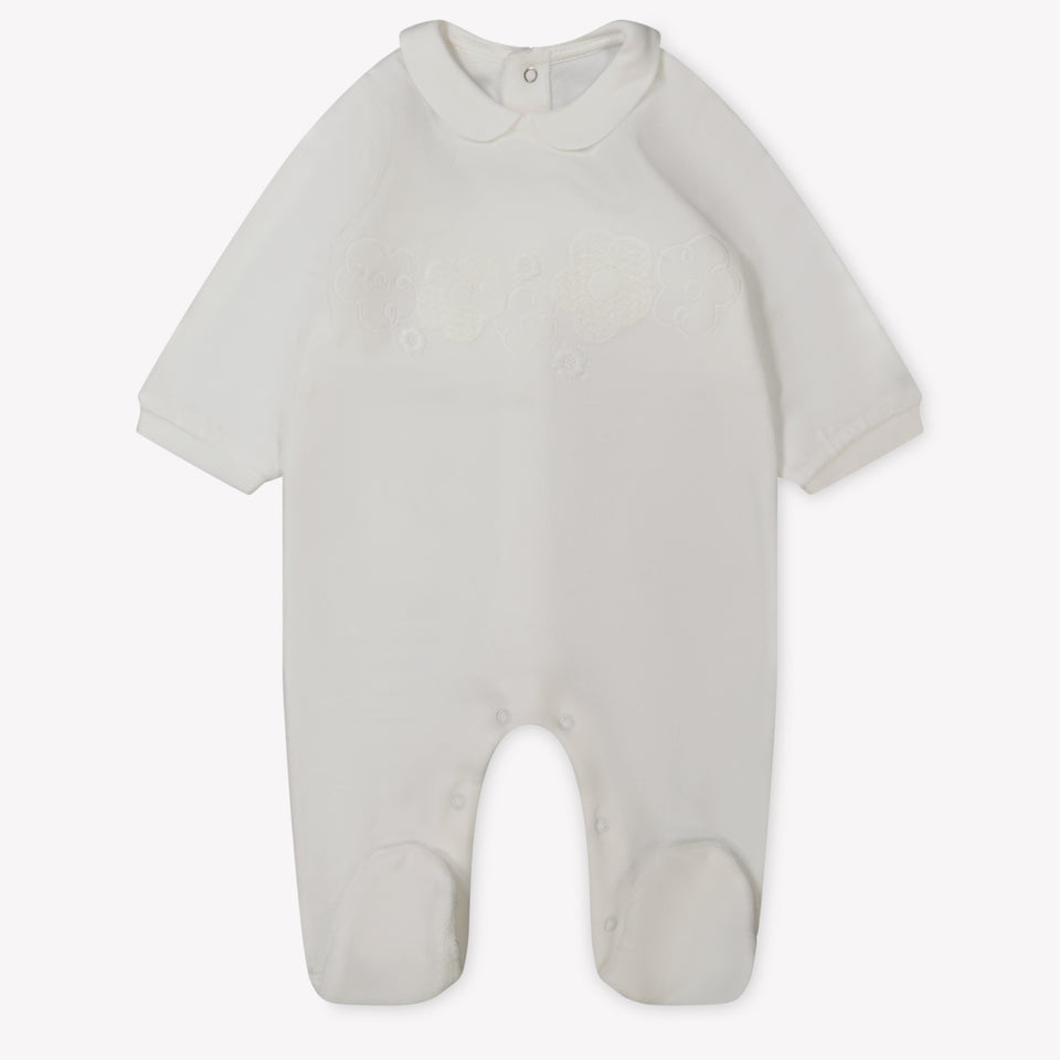 Mayoral Baby Meisjes Boxpakje In Off White
