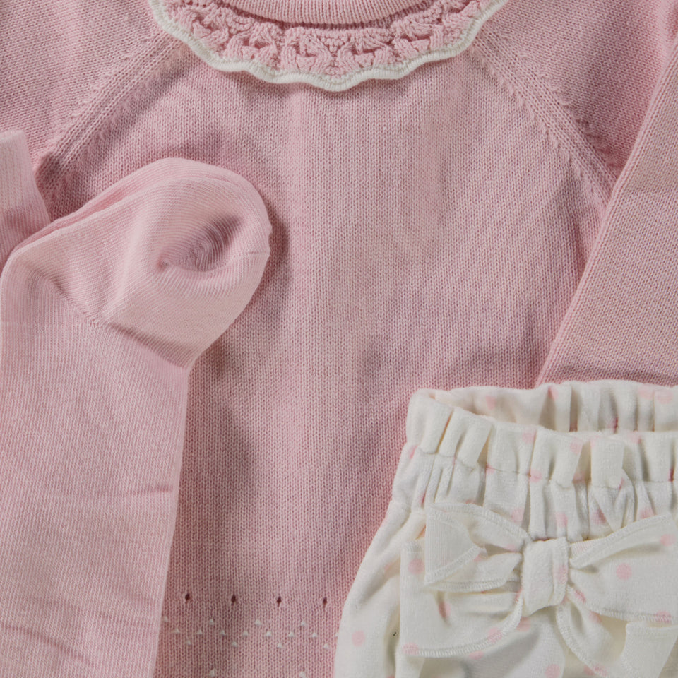 Mayoral Baby Girls Set  Light Pink