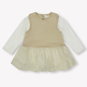 Mayoral Baby Girls Dress  Offwhite
