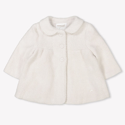 Mayoral Baby Girls Winter jacket OffWhite