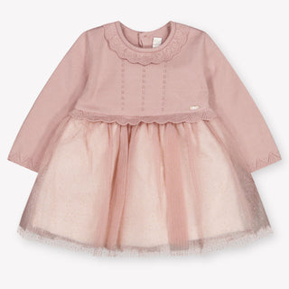 Mayoral Baby Meisjes Jurk In Licht Roze