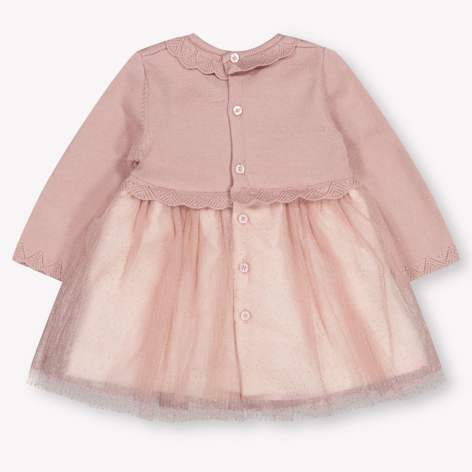 Mayoral Baby Meisjes Jurk In Licht Roze