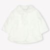 Mayoral Baby Meisjes Faux Fur Jas in Wit