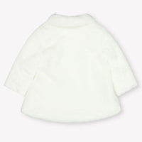 Mayoral Baby Girls Faux fur jacket in White