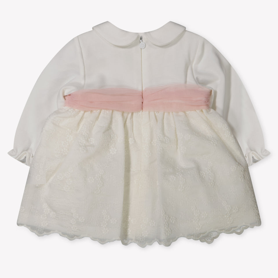 Mayoral Baby Girls Dress  Offwhite