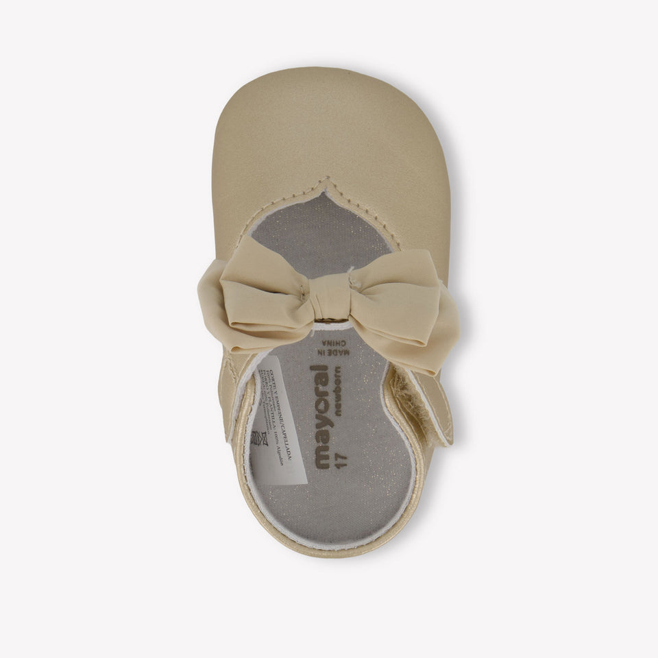 Mayoral Baby Girls Shoes  Gold
