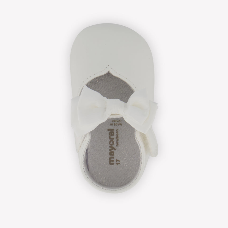 Mayoral Baby Meisjes Schoenen In Off White
