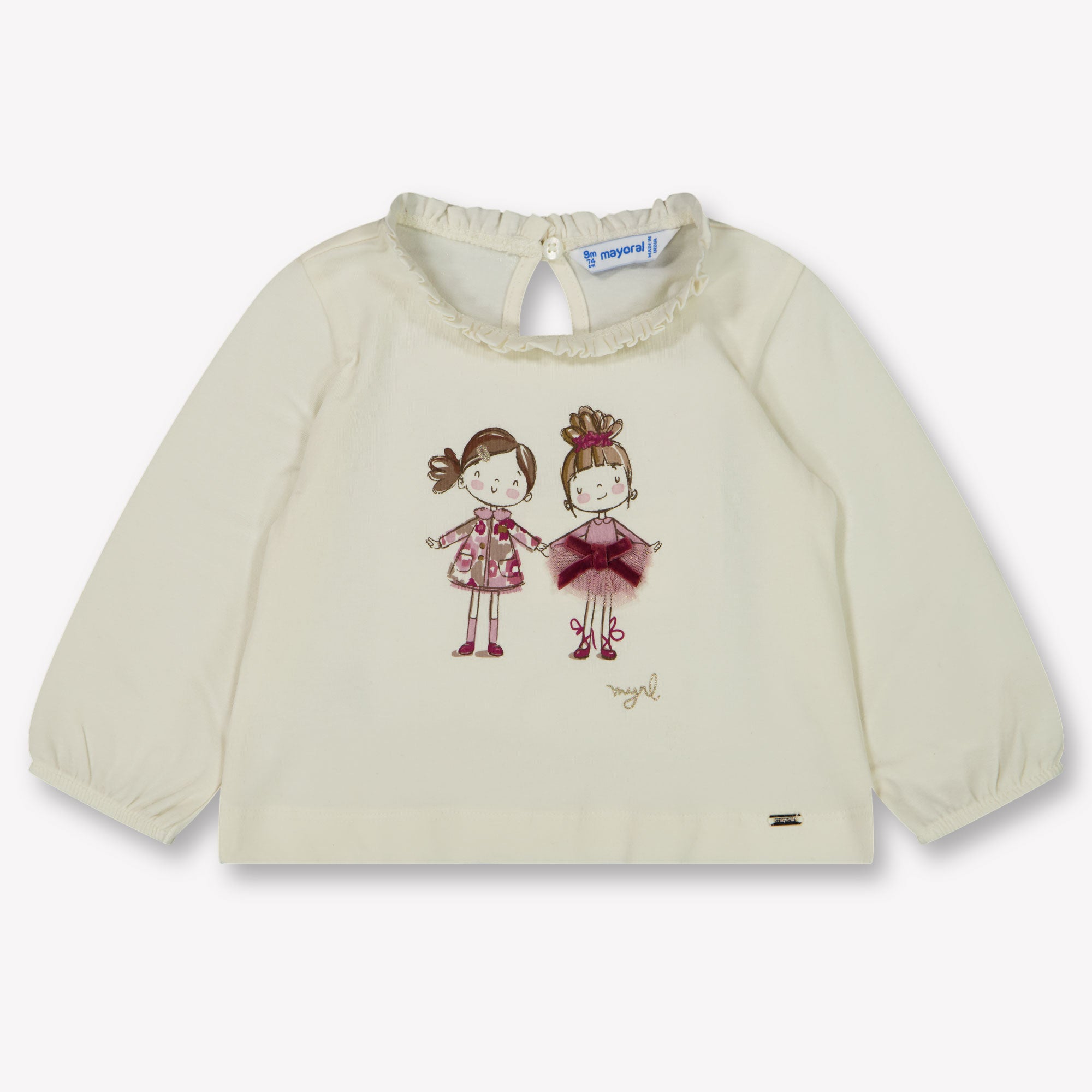 Mayoral Baby Girls T-Shirt  Light Beige