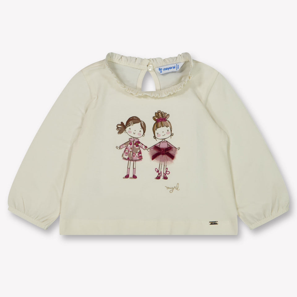 Mayoral Baby Girls T-Shirt  Light Beige