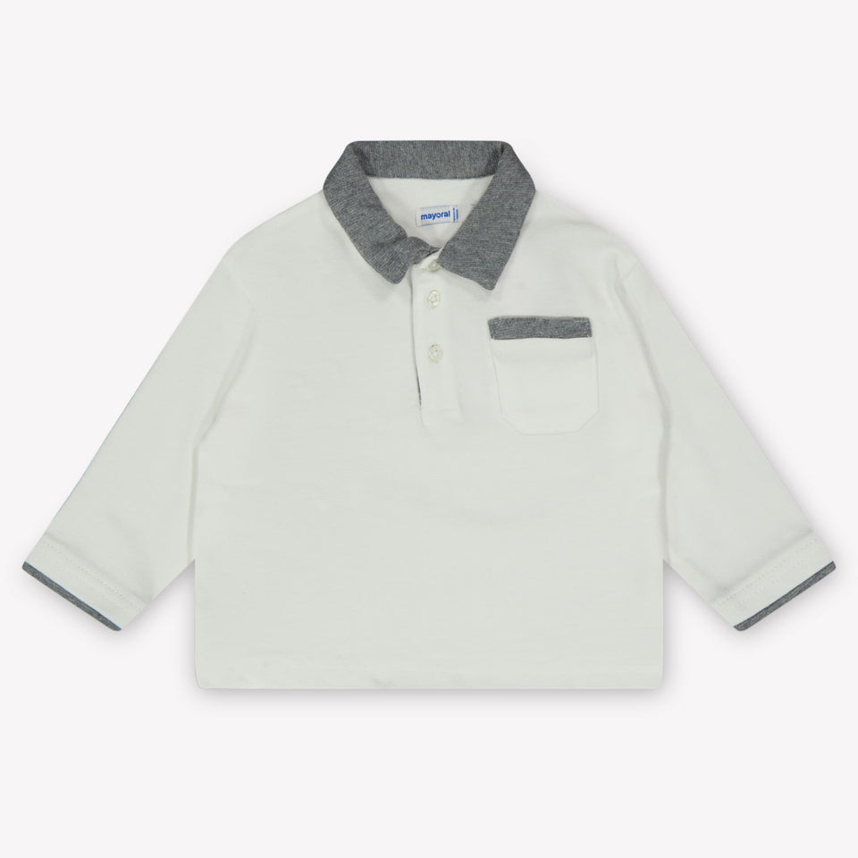 Mayoral Baby Boys Polo  Offwhite