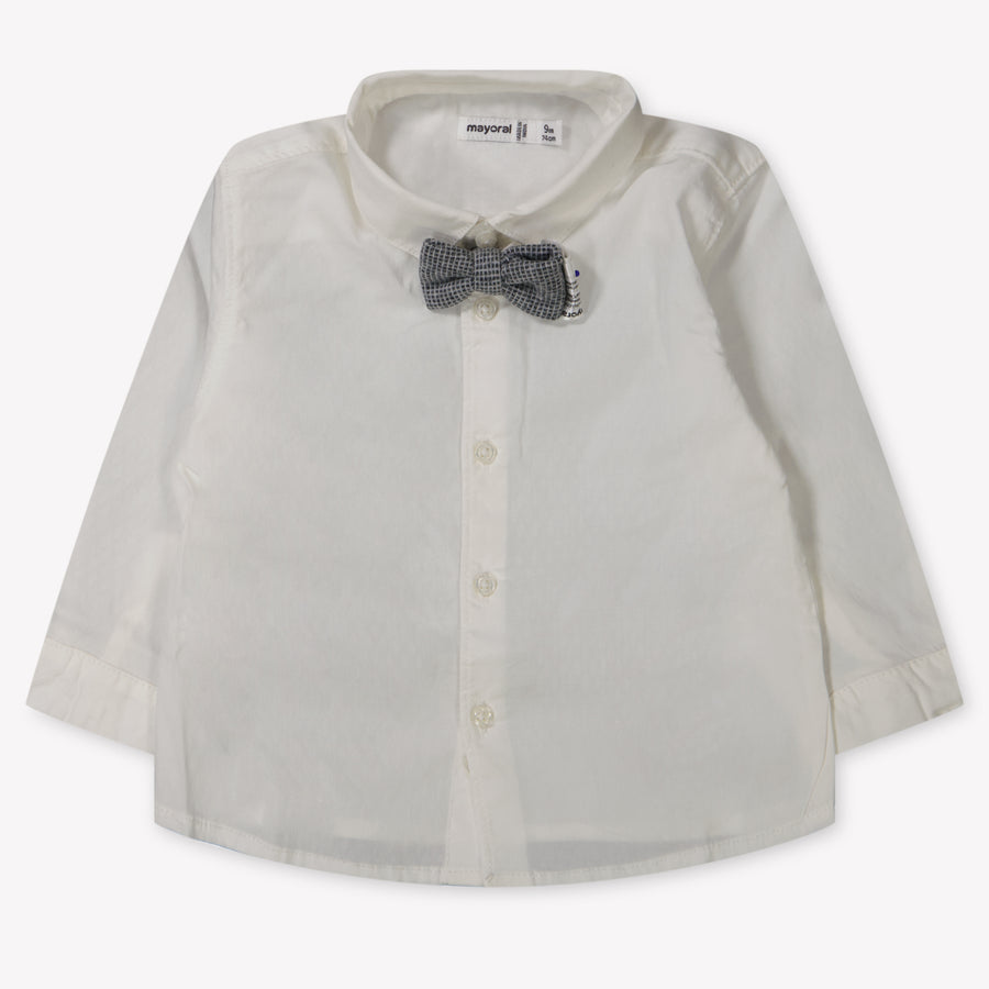 Mayoral Baby Boys Blouse  Offwhite