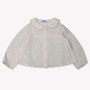 Mayoral Baby Meisjes Blouse In Off White