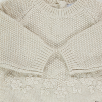 Mayoral Baby Girls Sweater  Light Beige