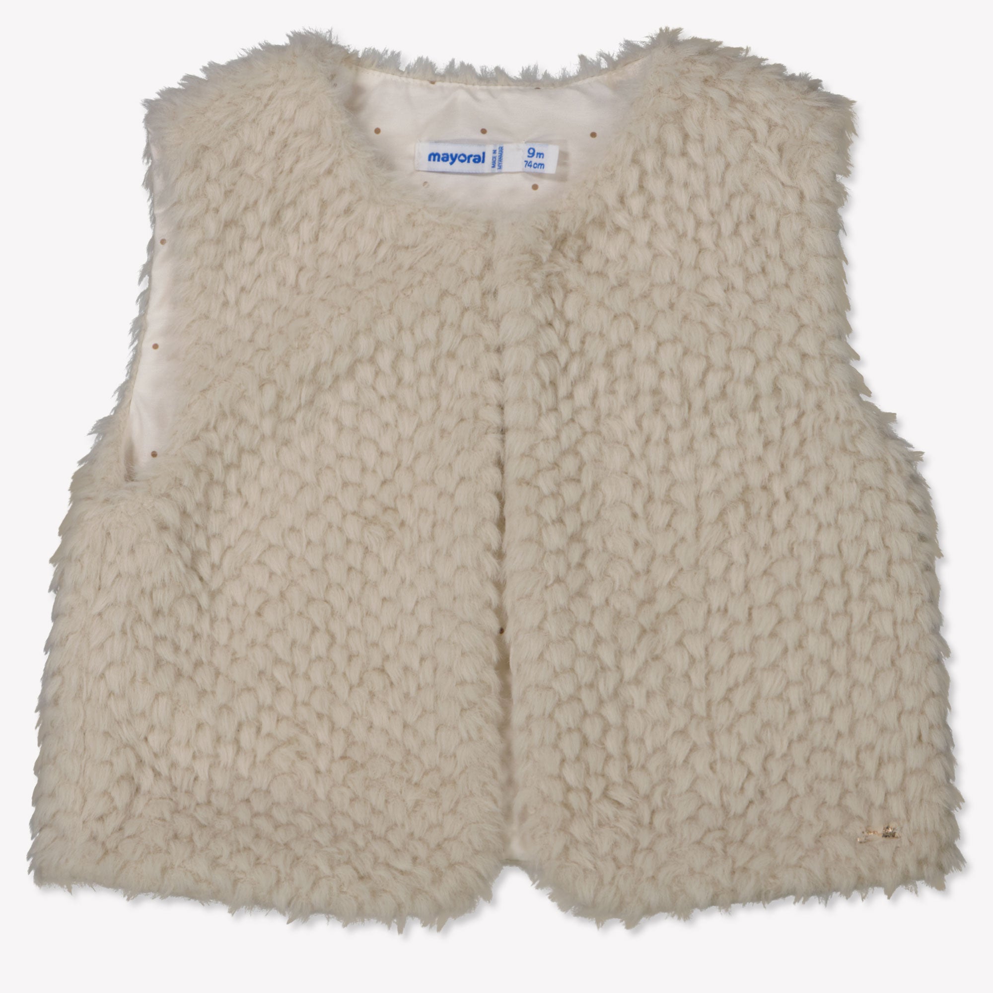Mayoral Baby Meisjes Bodywarmer In Licht Beige