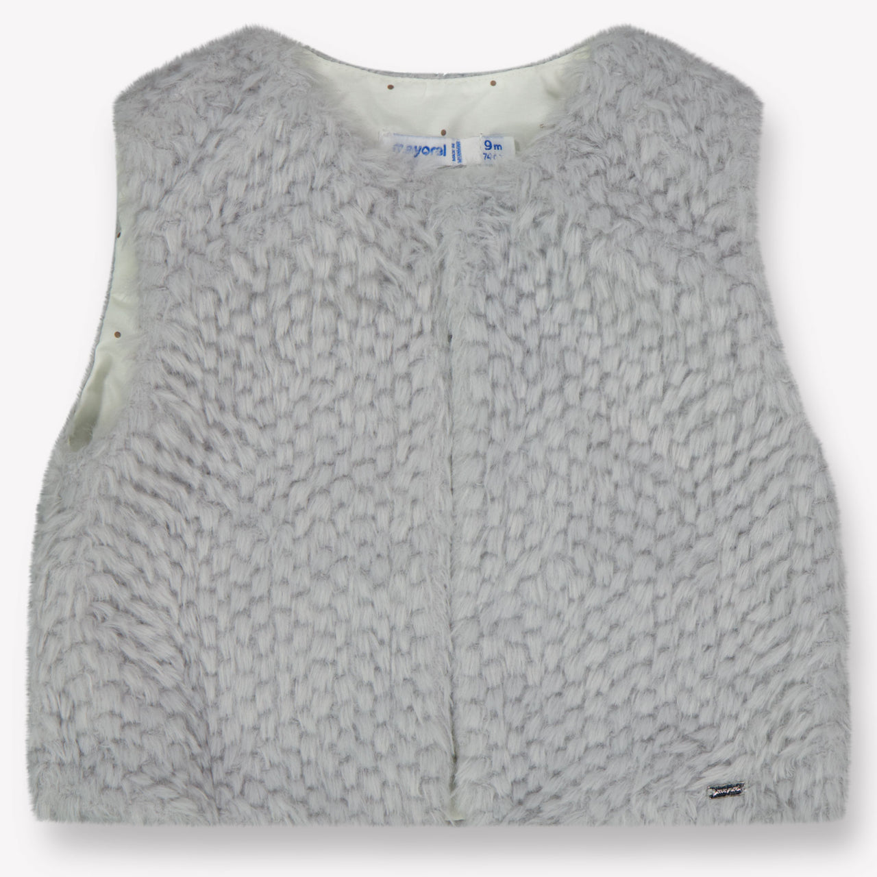 Mayoral Baby Meisjes Bodywarmer In Licht Grijs