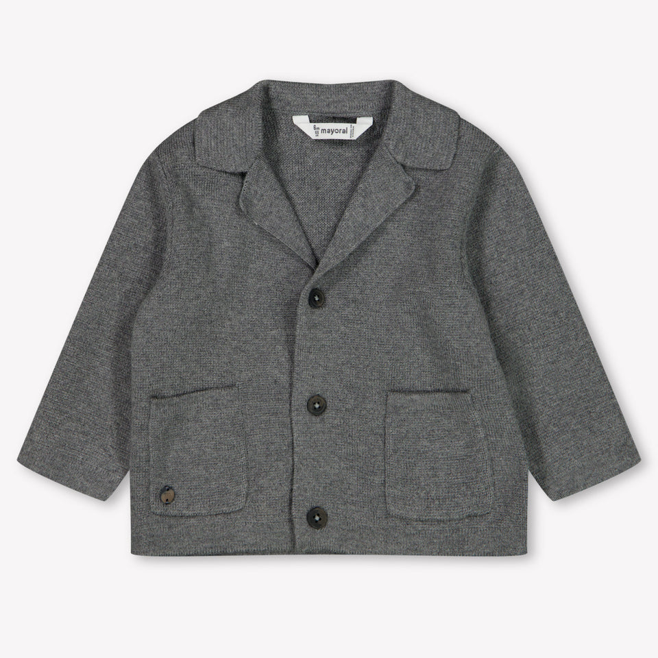 Mayoral Baby Boys Cardigan Dark Gray
